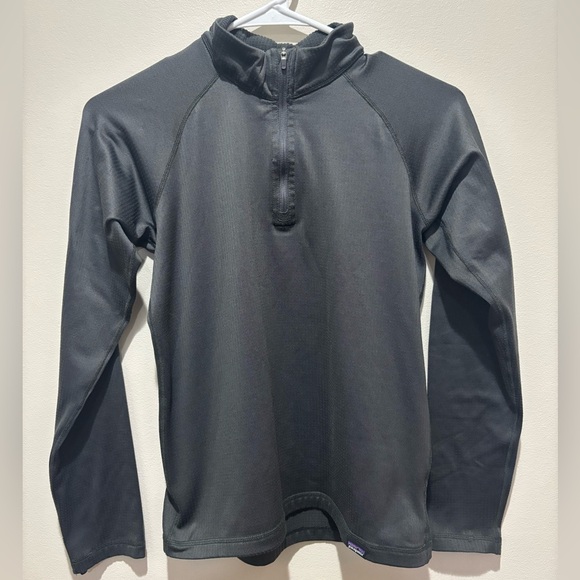 Patagonia Other - Patagonia Capilene Baselayer Heavyweight Gray Quarter Zip Pullover Youth XL